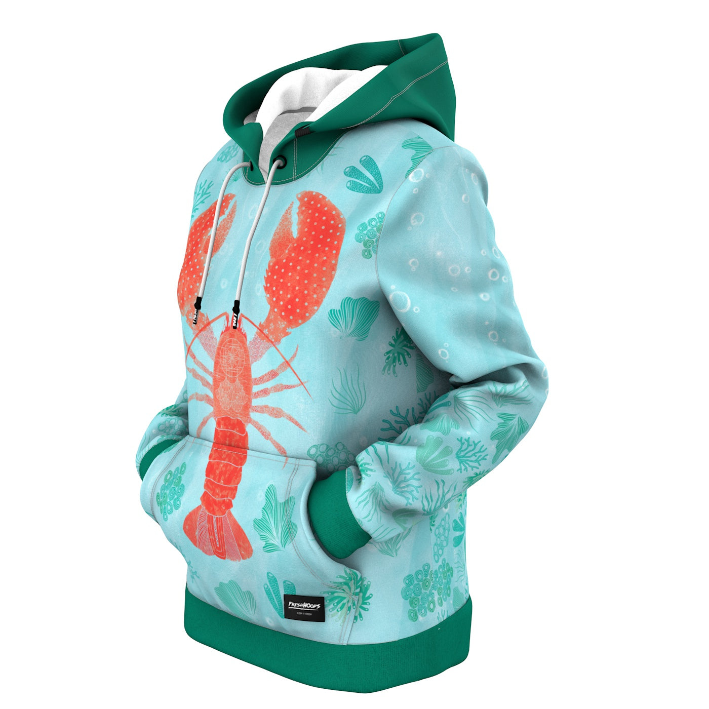 Motif Lobster Women Hoodie