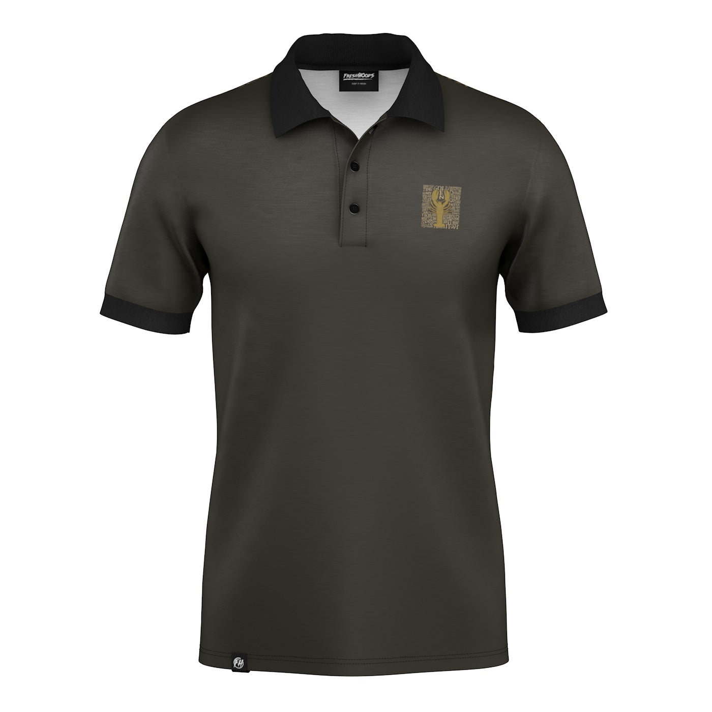 Golden Lobster Polo Shirt