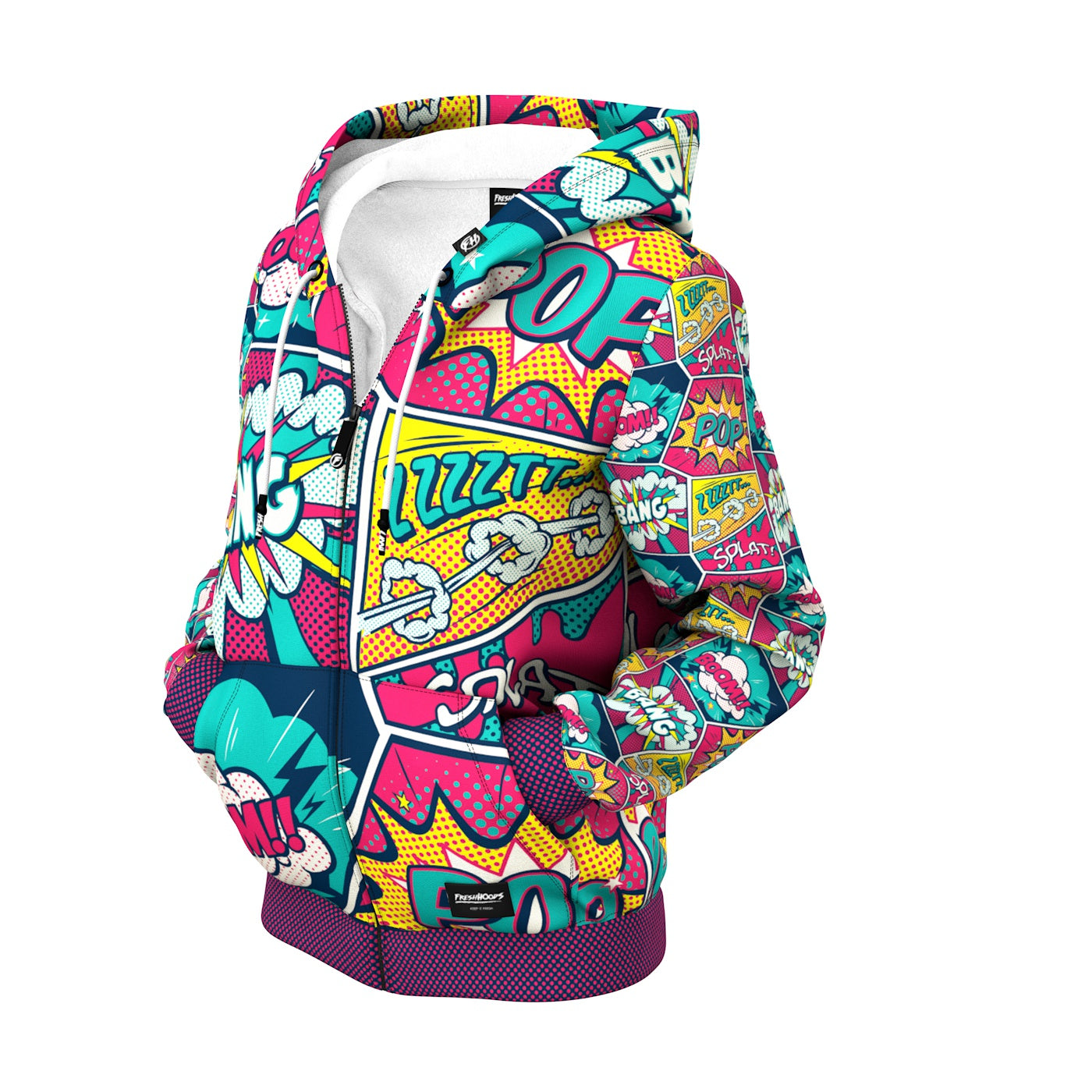 Splat Women Zip Up Hoodie