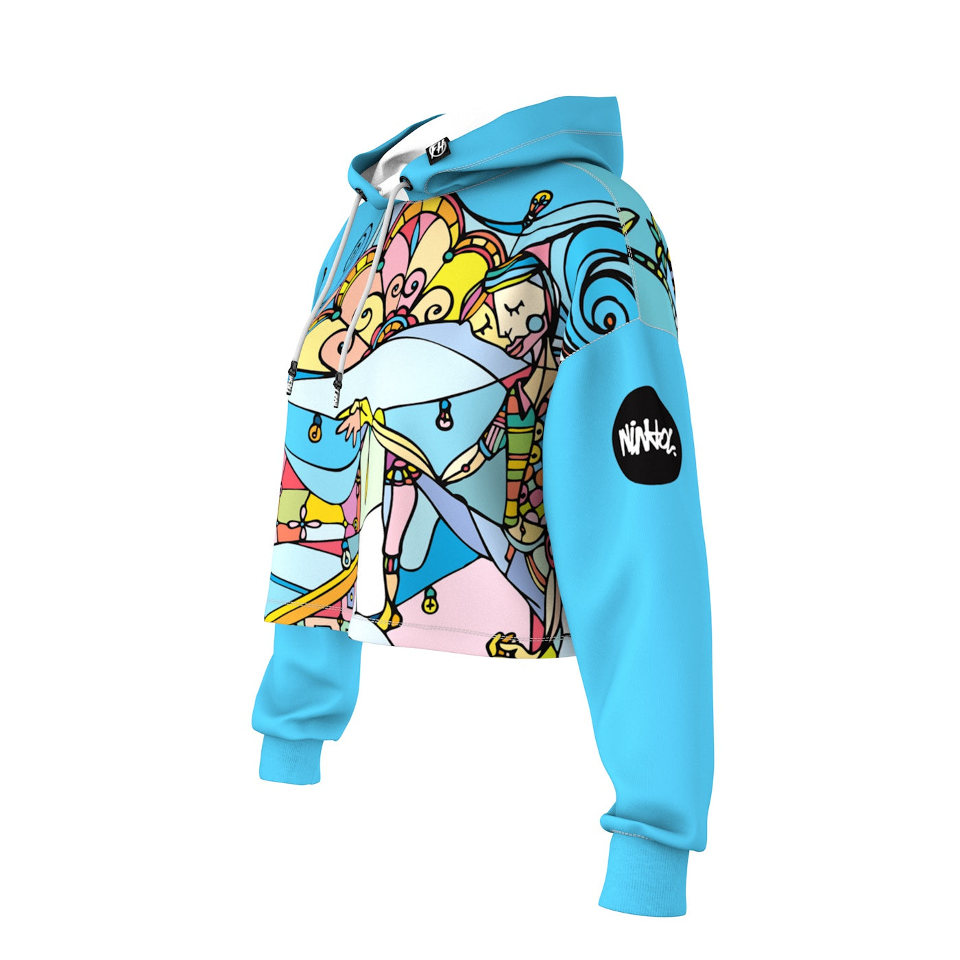 Wonderland Cropped Hoodie