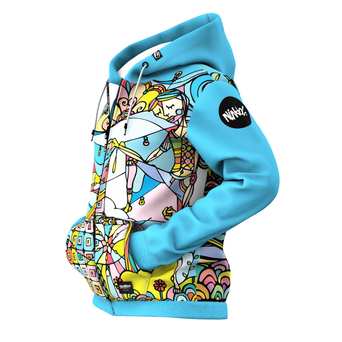 Wonderland Zip Up Hoodie