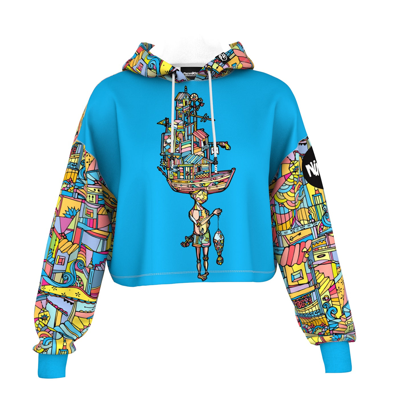 Favela Cropped Hoodie