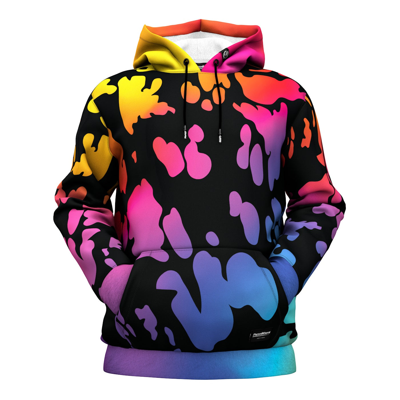 Rainbow Cow Hoodie