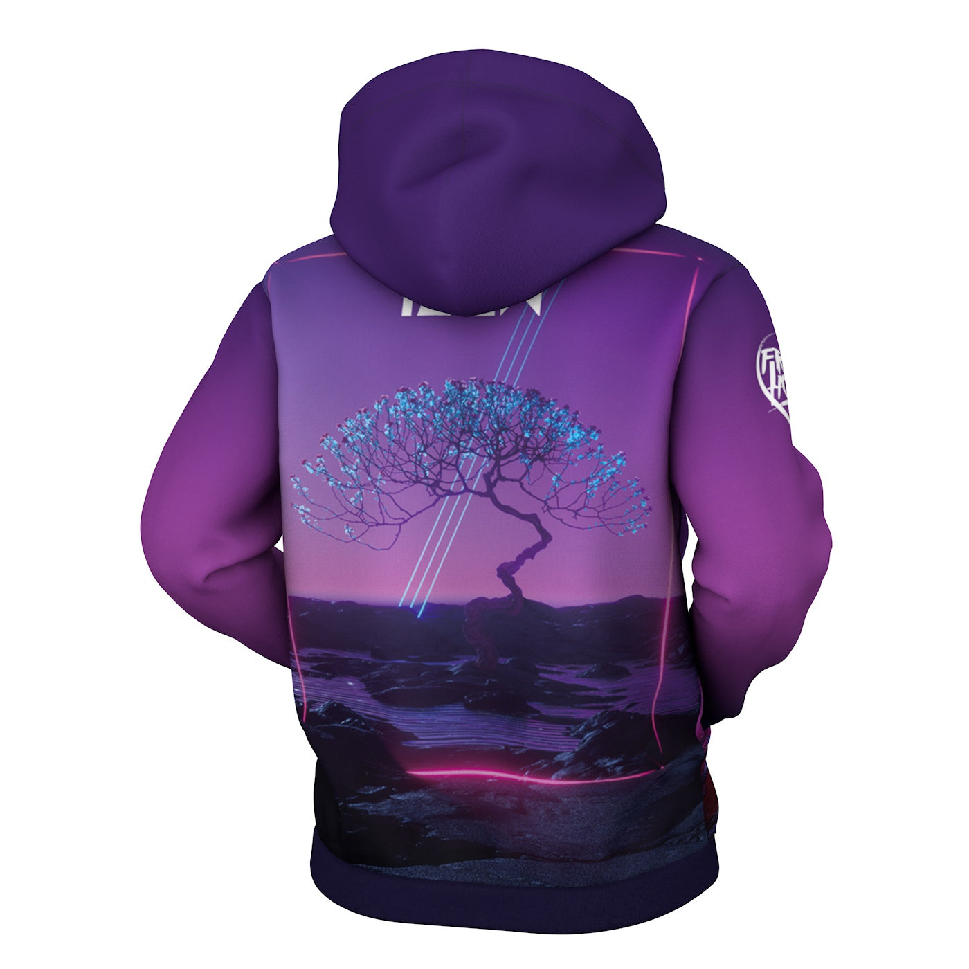 Cosmic Blossom Zip Up Hoodie