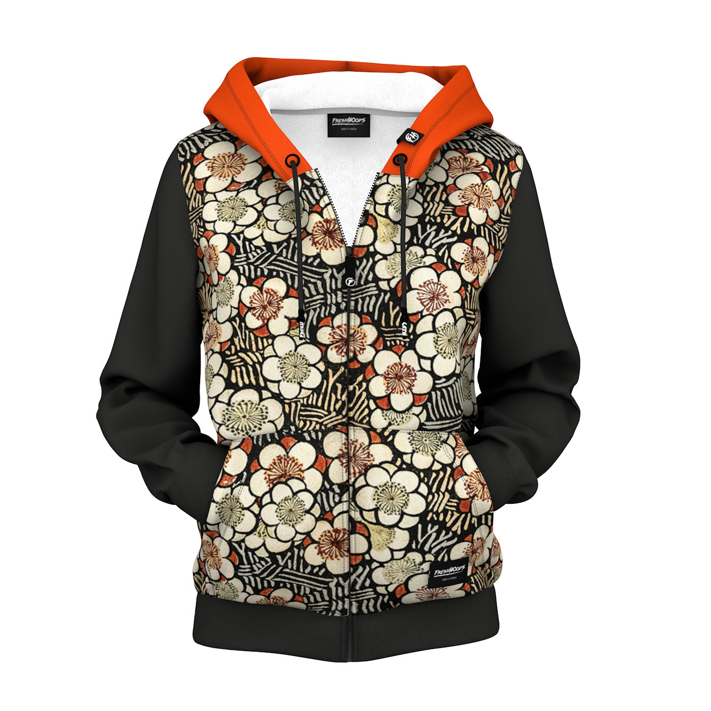 Spring Renewal Women Zip Up Hoodie