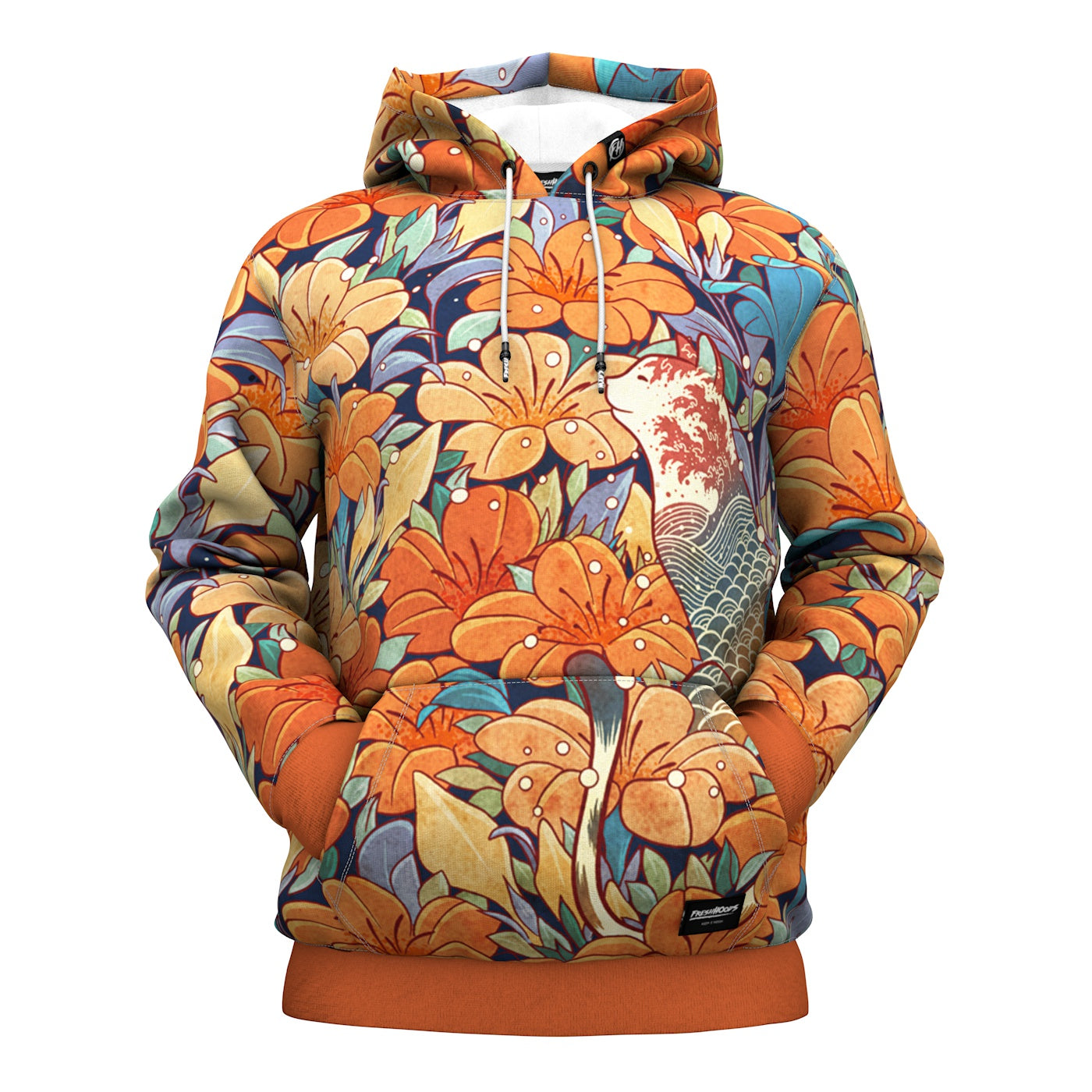 Neko Flowers Hoodie