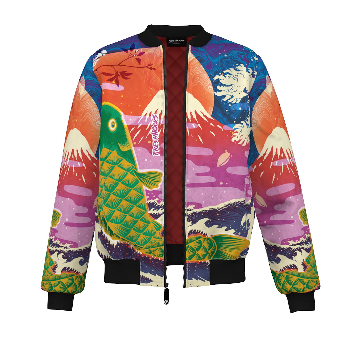 Mystic Koi Bomber Jacket