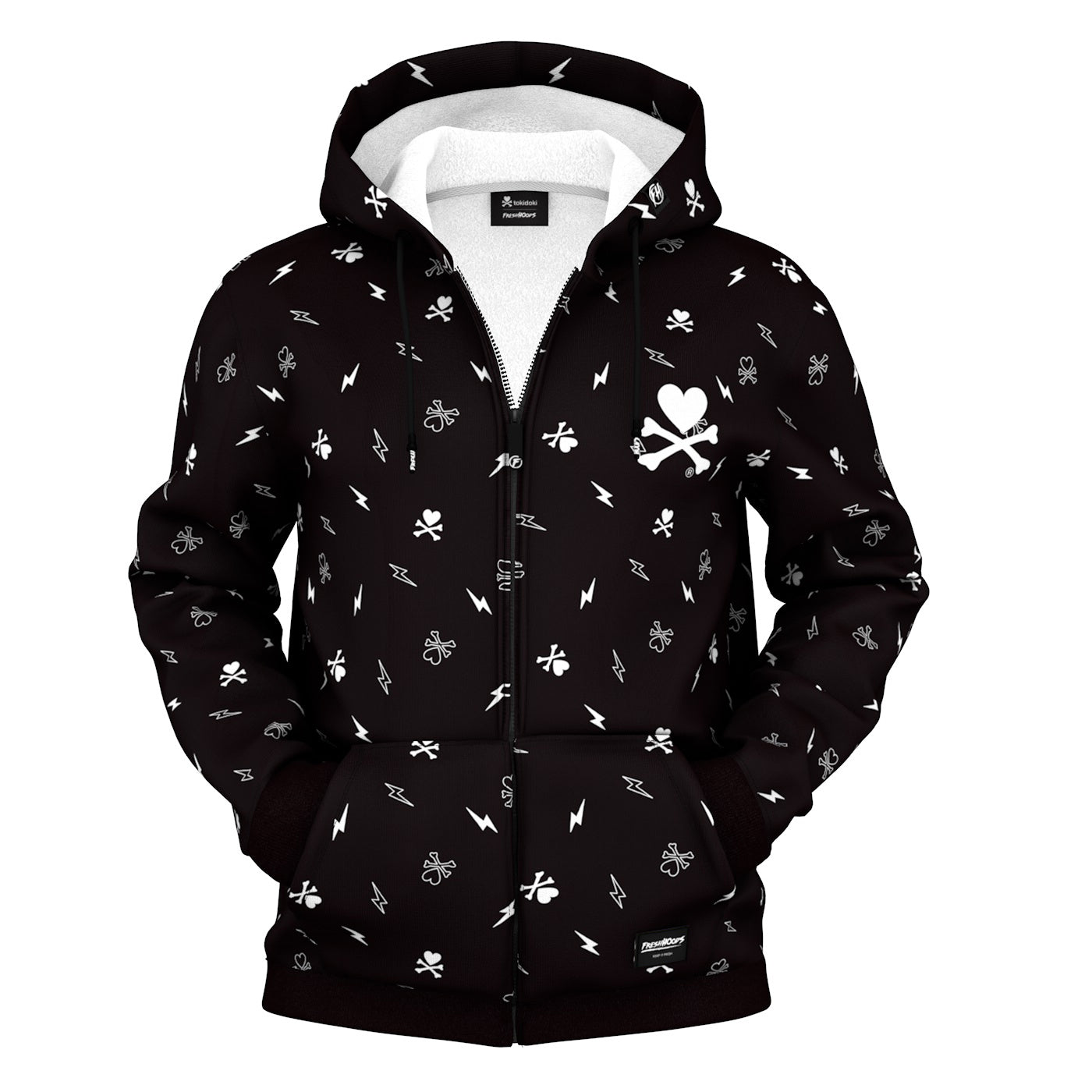 Punk Zip Up Hoodie