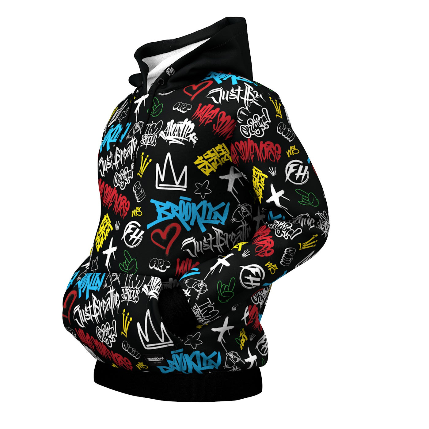 Graffiti Pattern Hoodie