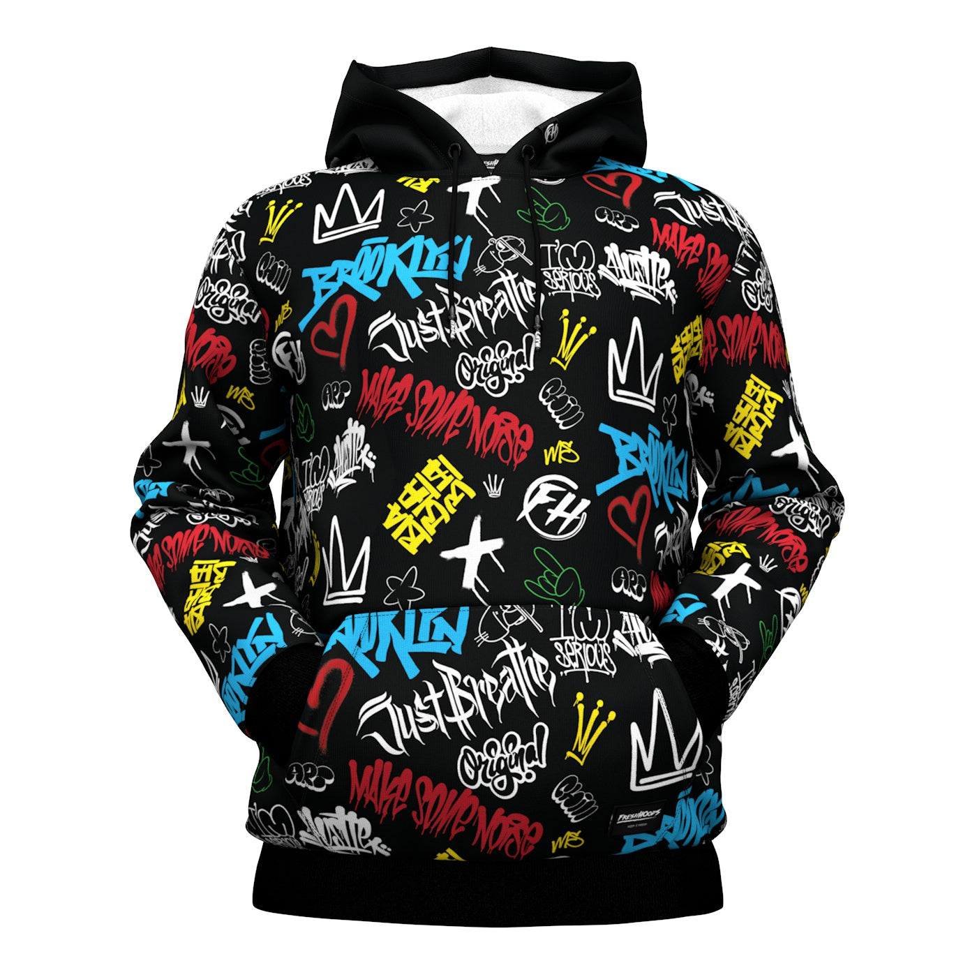 Graffiti Pattern Hoodie