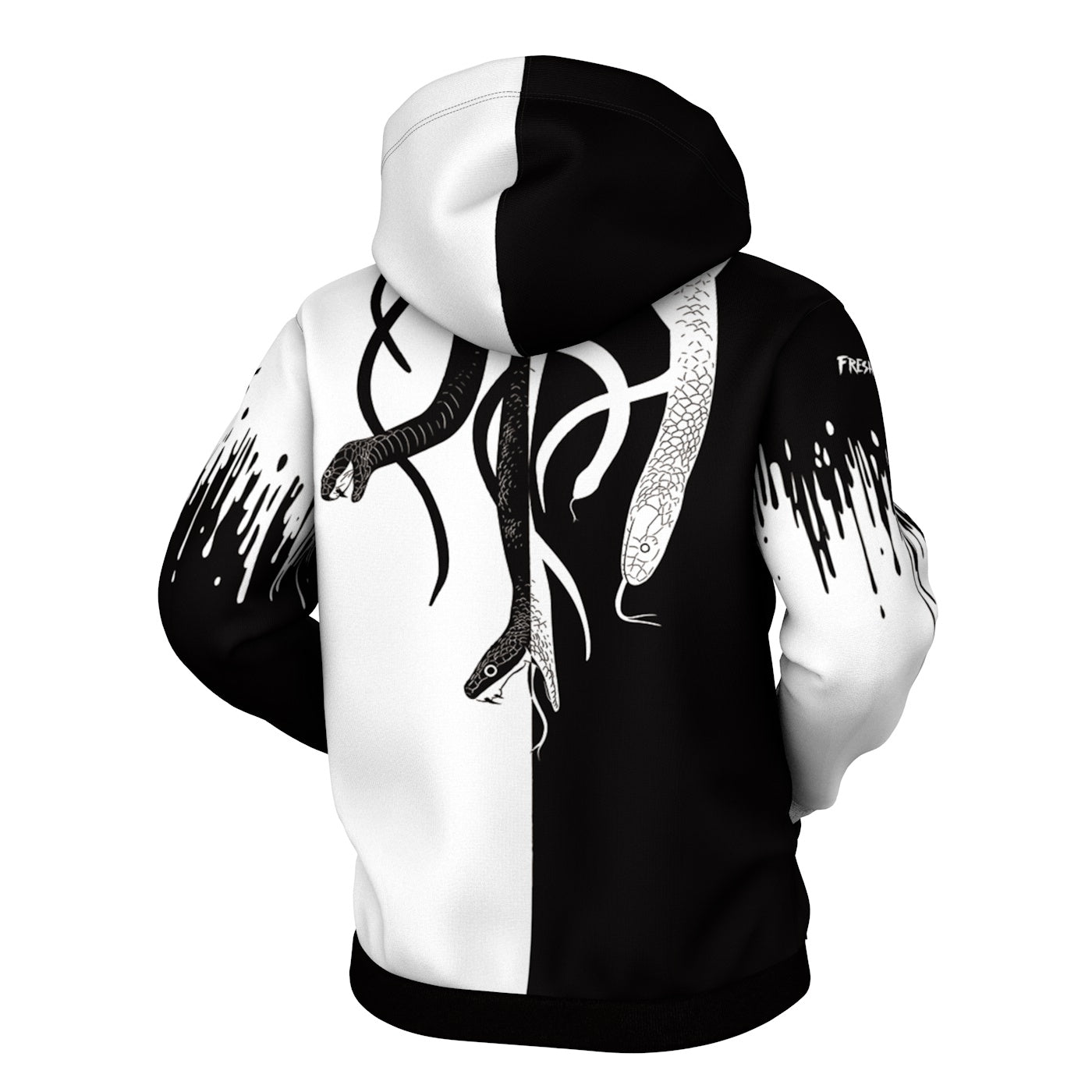 Snake Attack Zip Up Hoodie