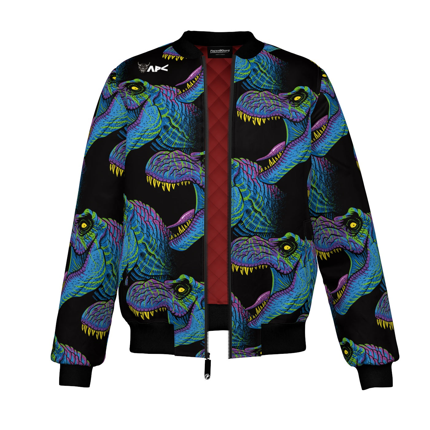 Rex Pattern Bomber Jacket