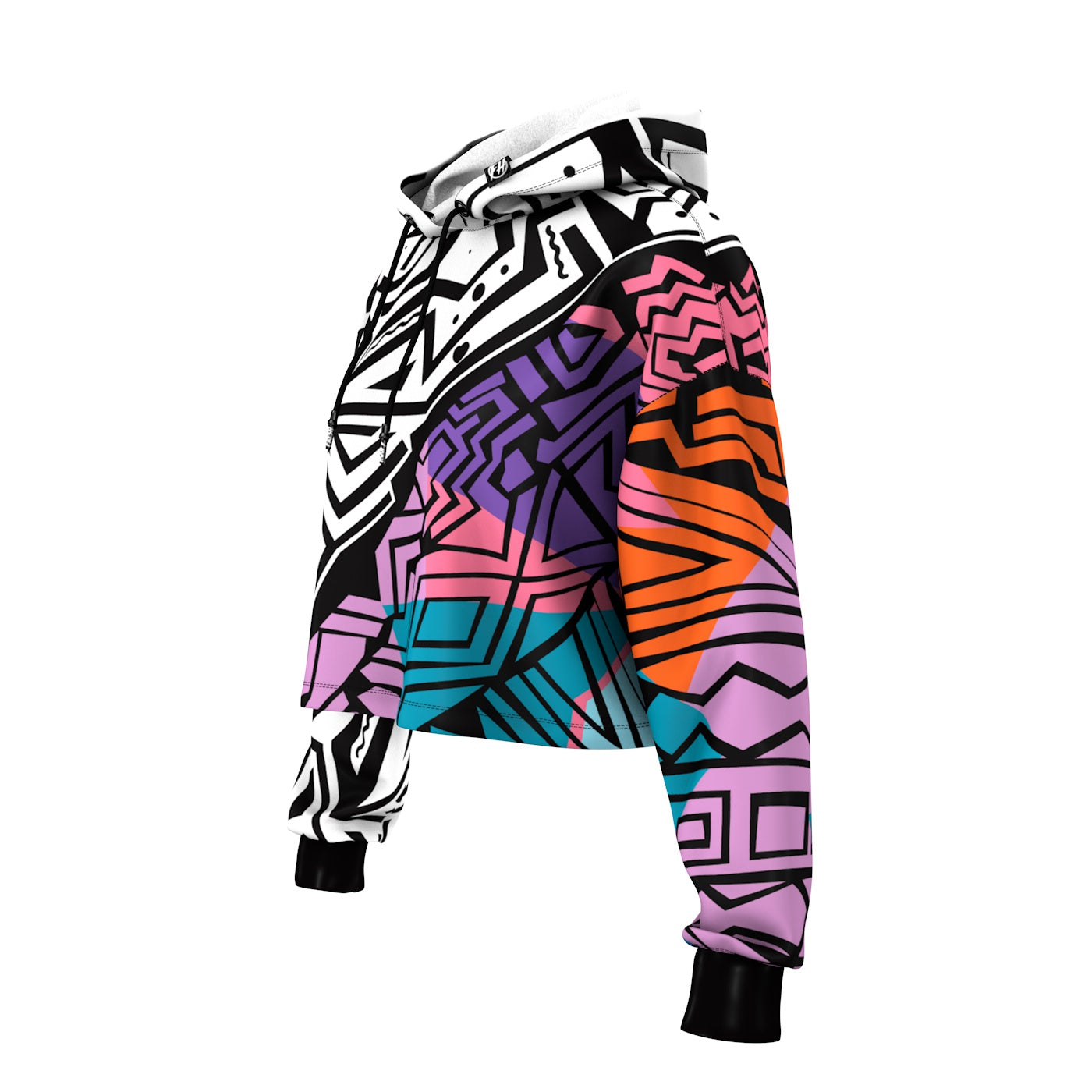 Coloring Cropped Hoodie