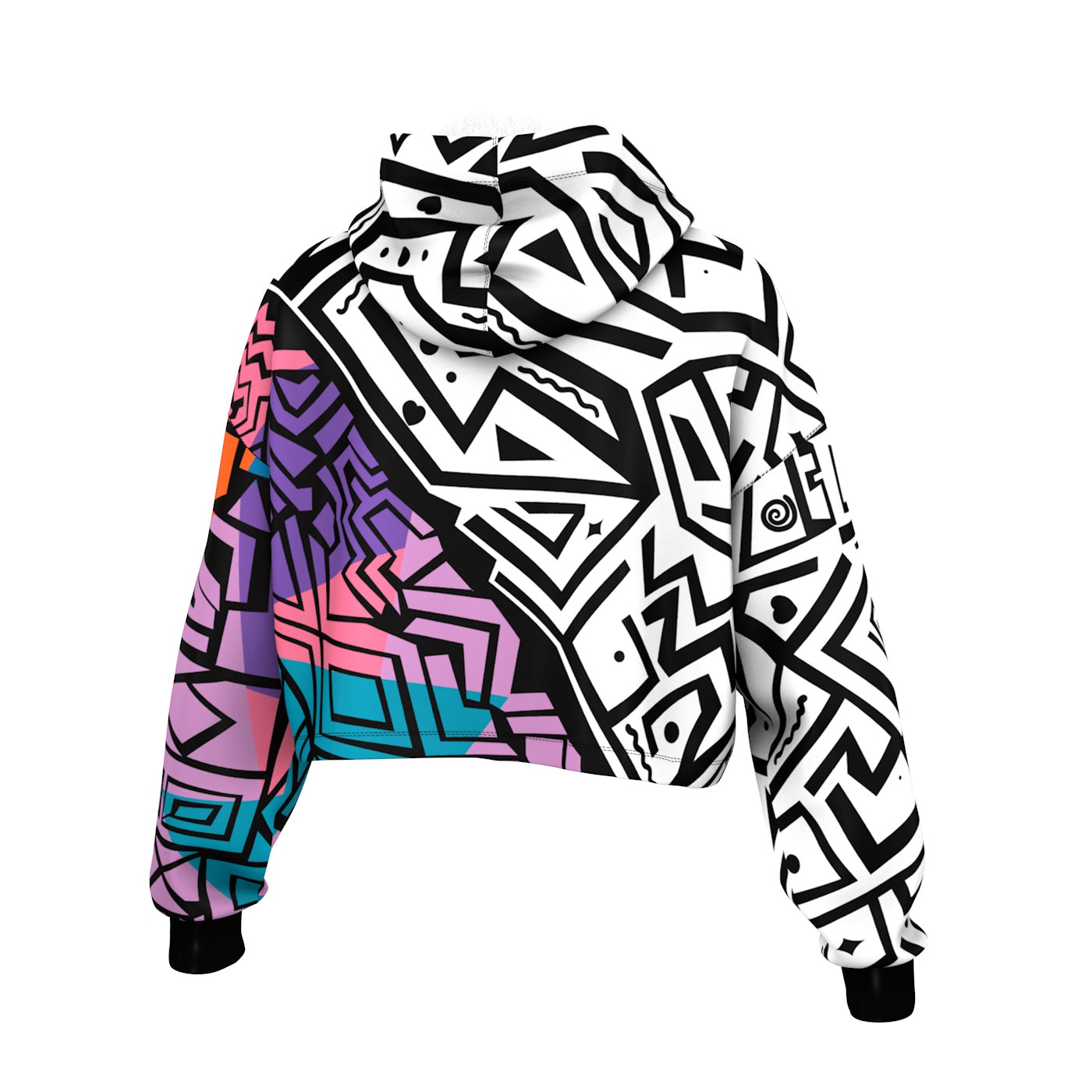 Coloring Cropped Hoodie