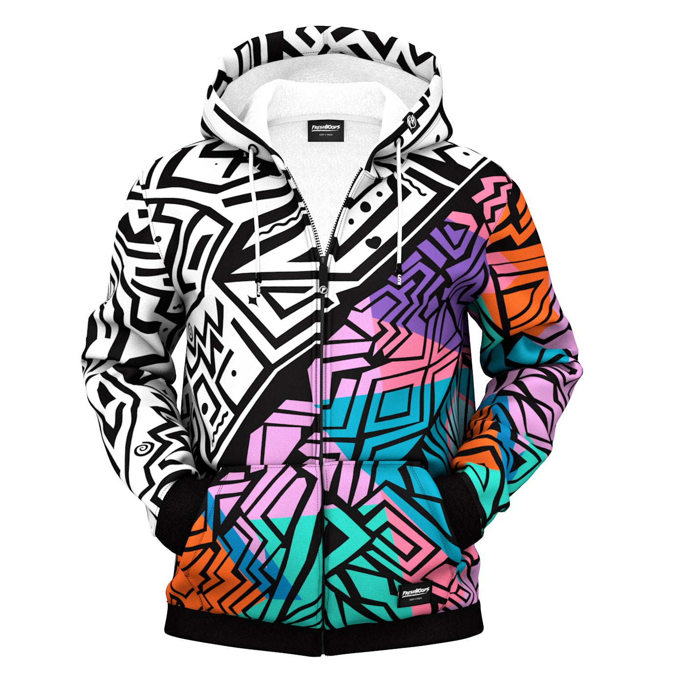 Coloring Zip Up Hoodie