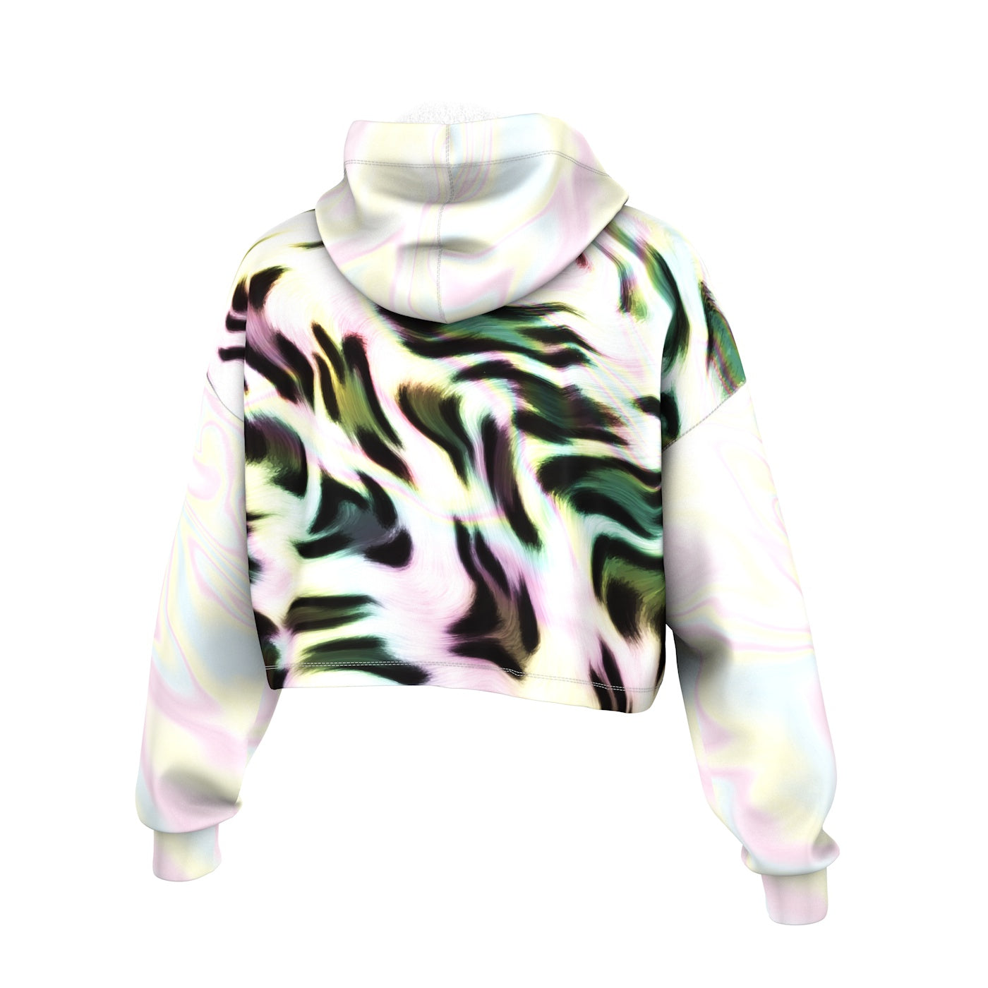 Lucid Spots Cropped Hoodie