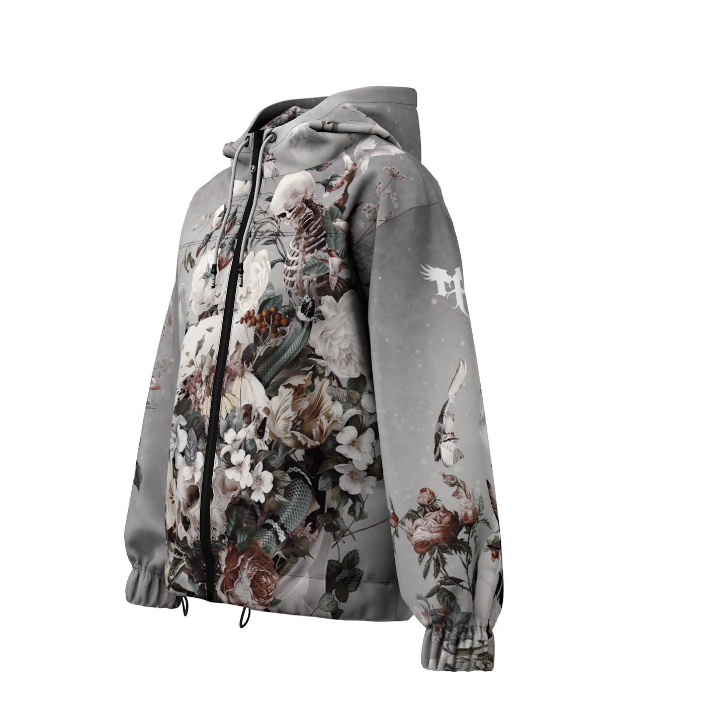 Floral Space Windbreaker