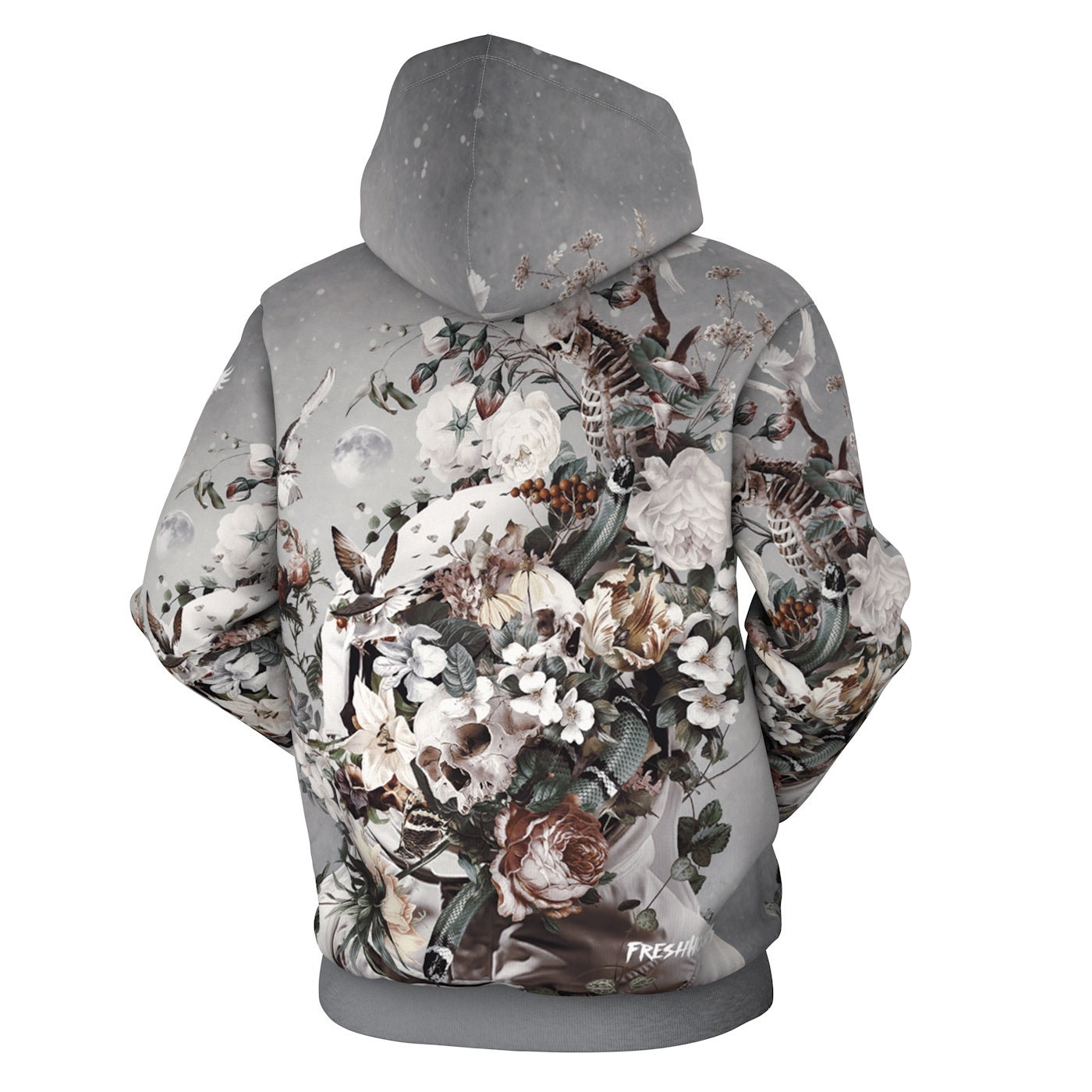 Floral Space Hoodie