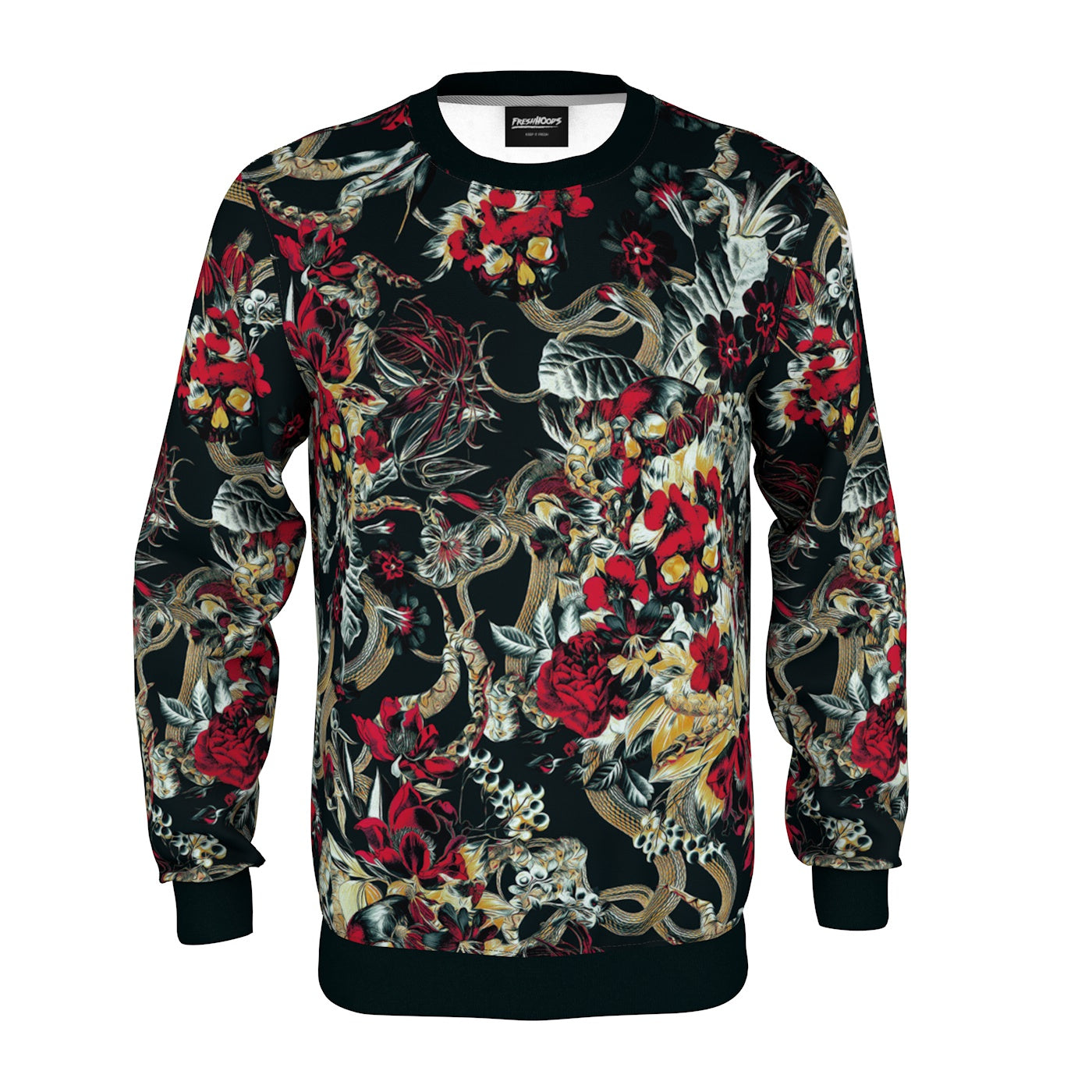 Crimson Bloom Sweatshirt