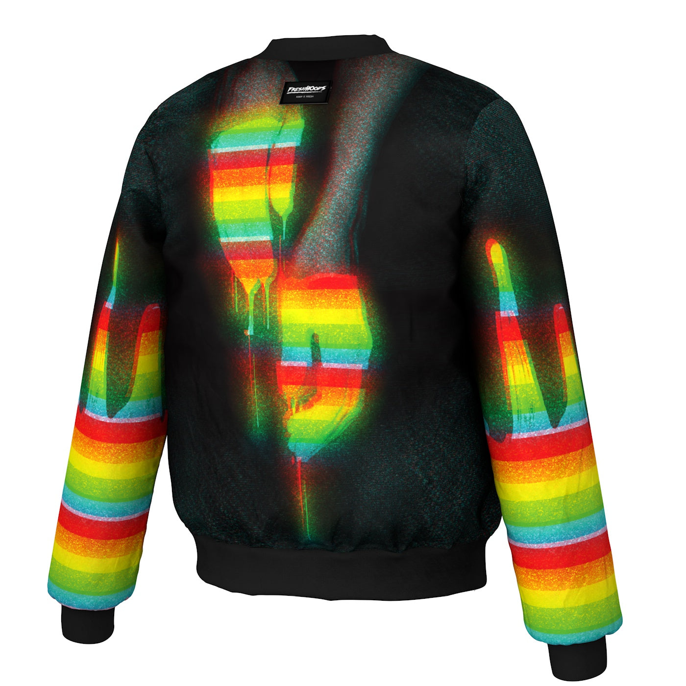 A Handful Rainbow Bomber Jacket