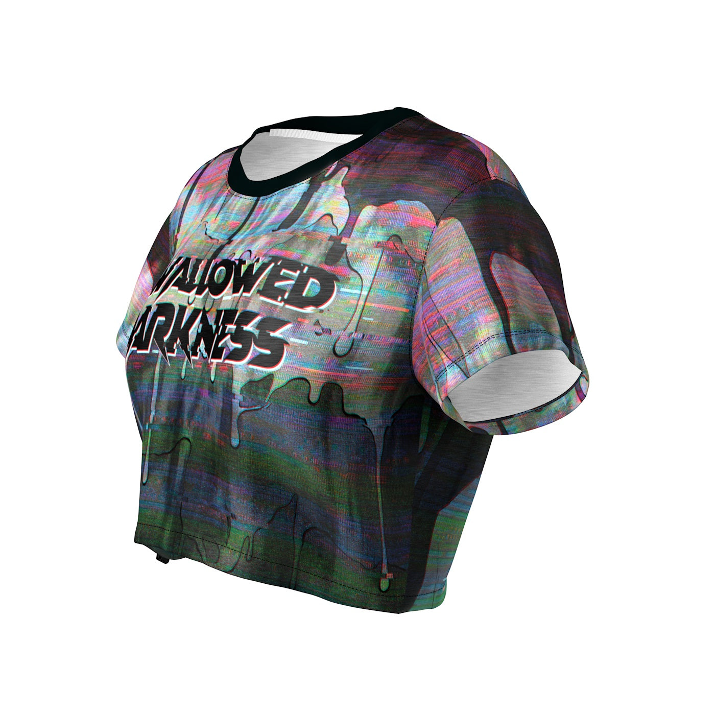 Swallowed By Darkness Crop Top