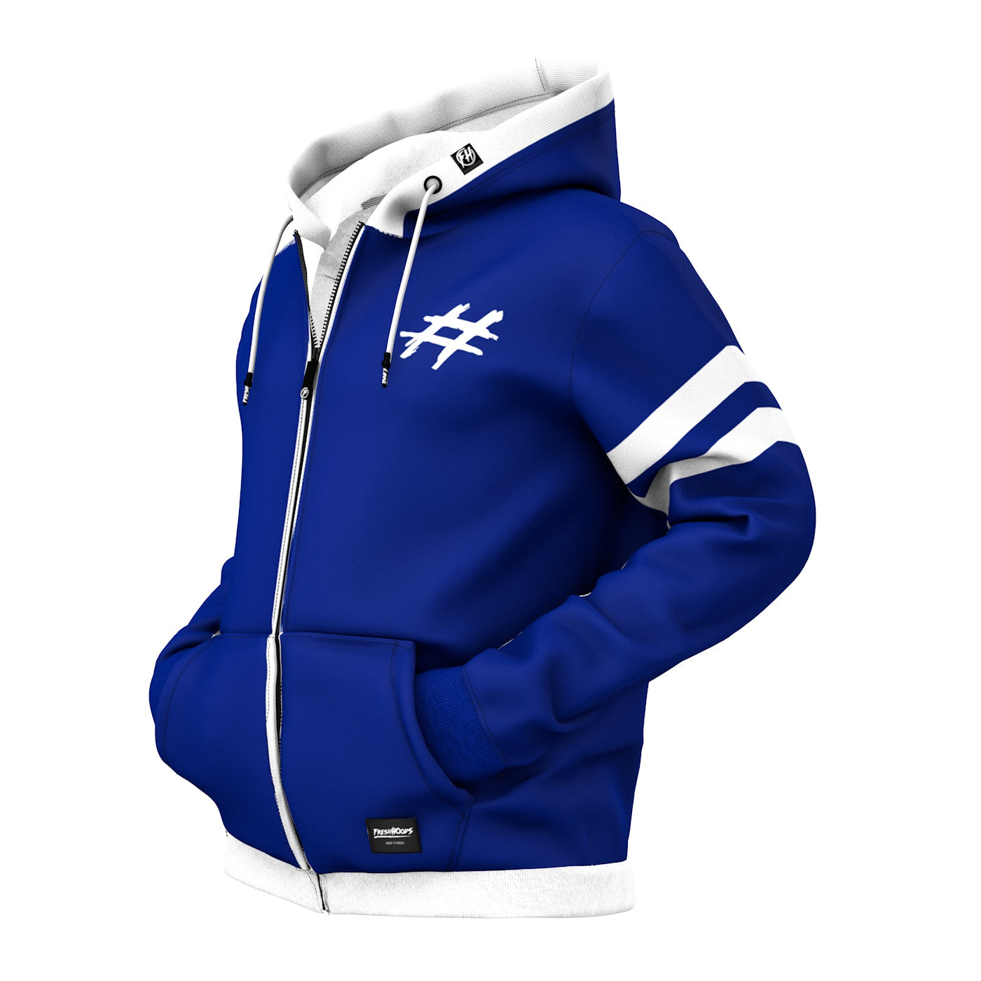 Hashtag Zip Up Hoodie