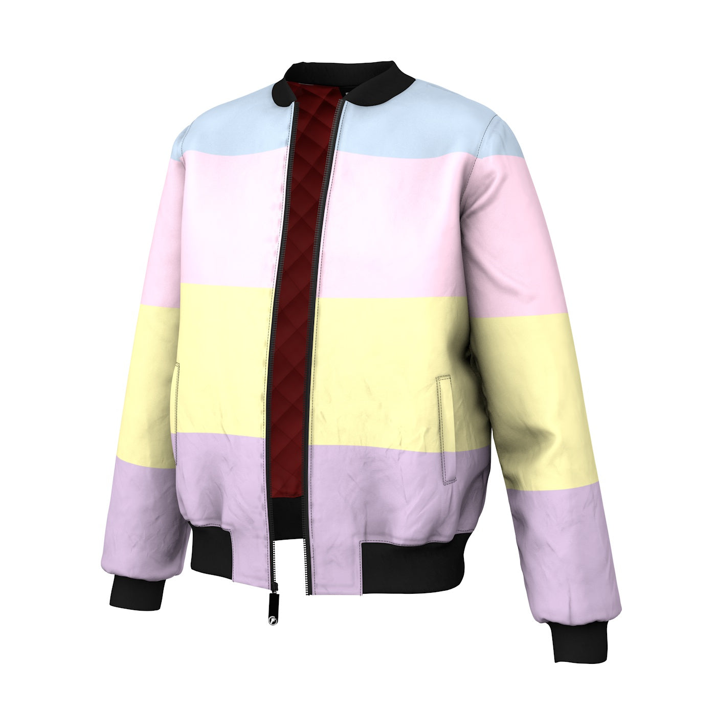 Pastel Ease Bomber Jacket