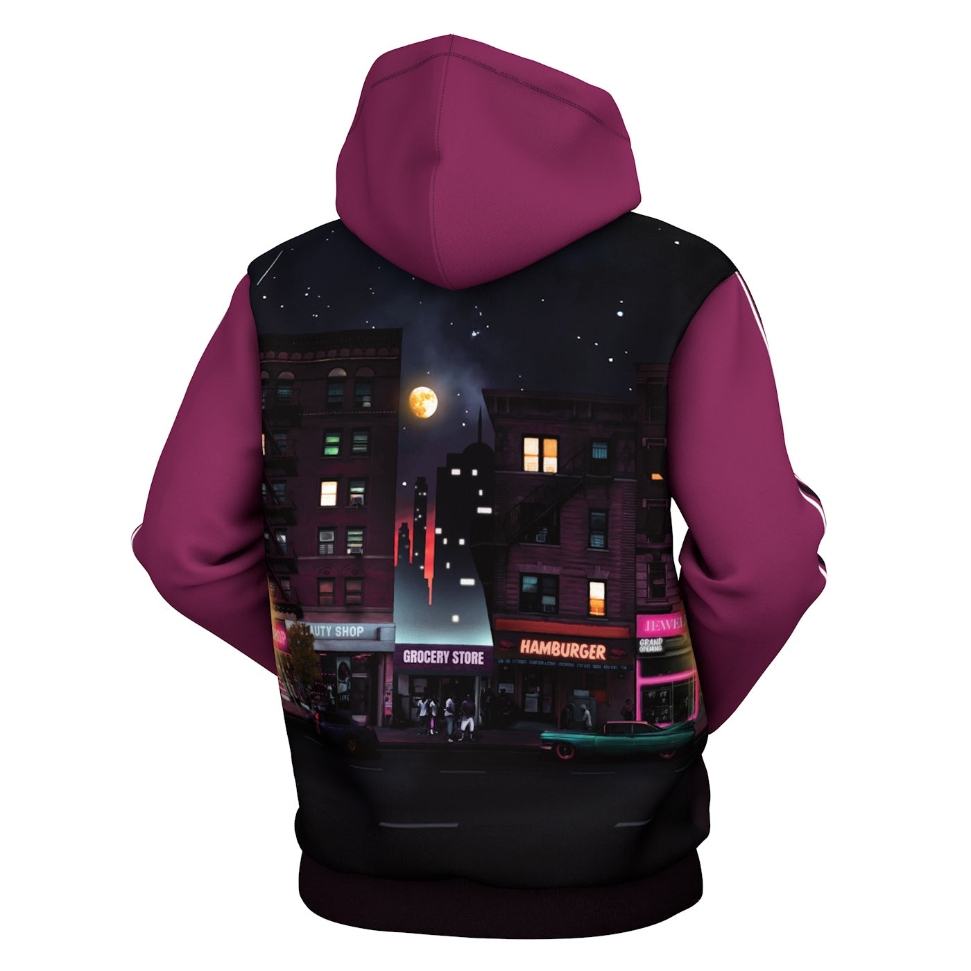 Neons In The Night Hoodie