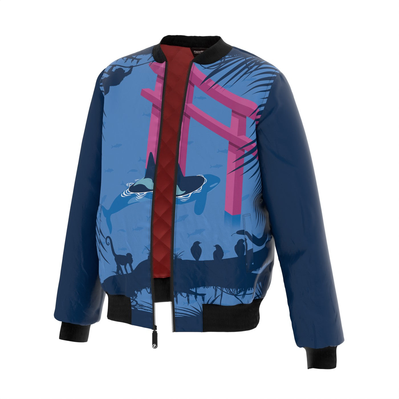 Killer Whale Torii Bomber Jacket