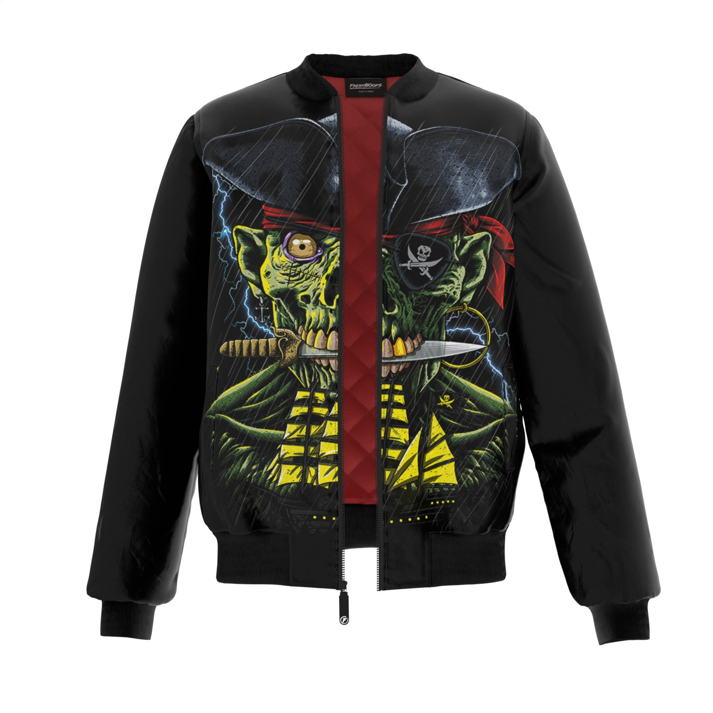 Pirate Zombie Bomber Jacket