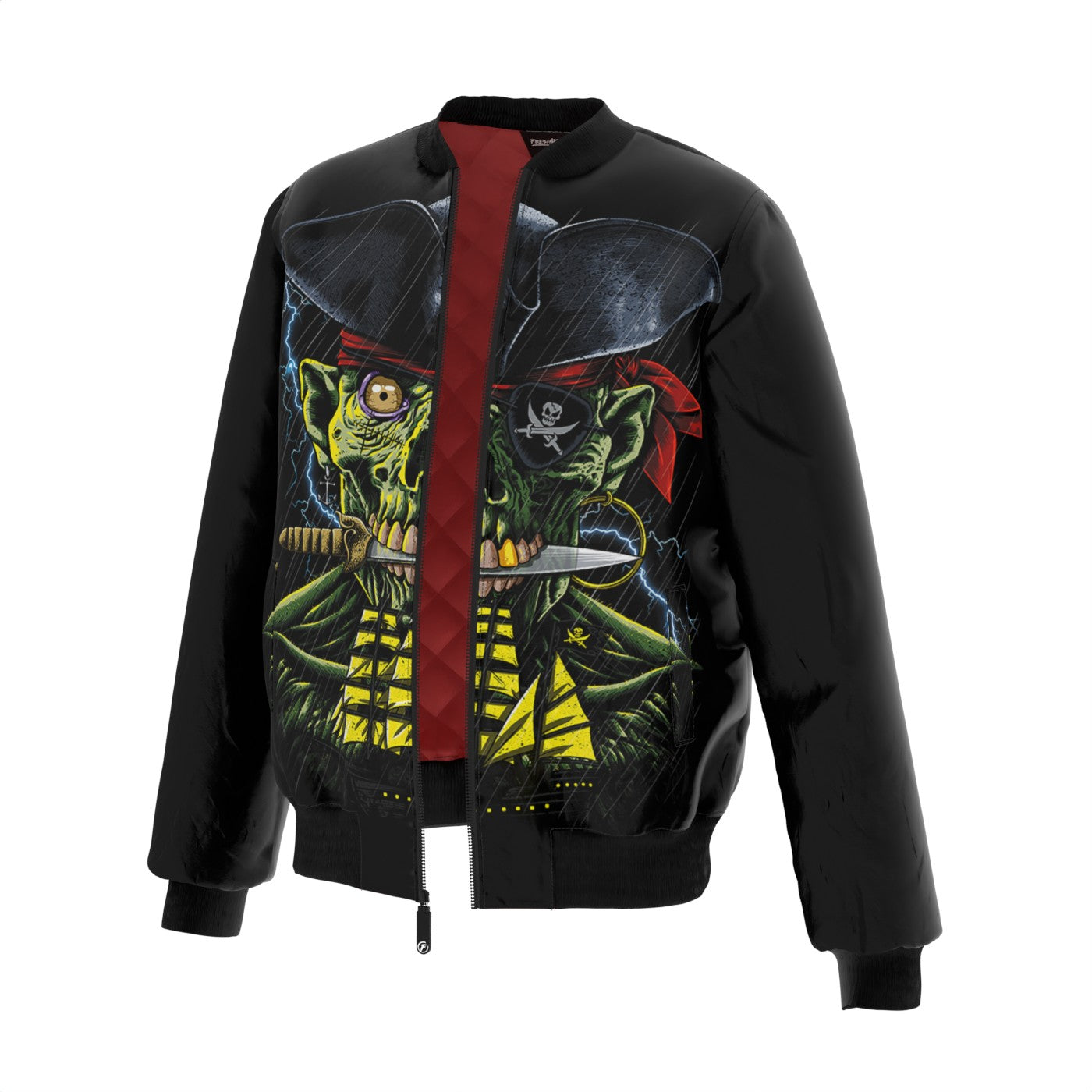 Pirate Zombie Bomber Jacket