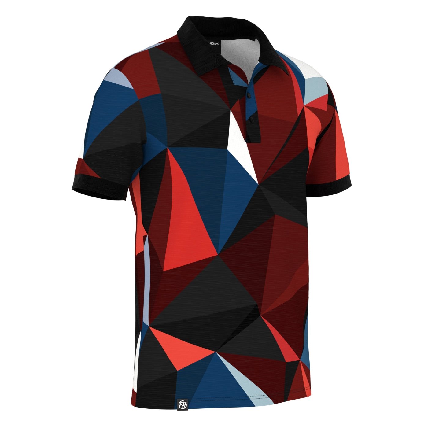 Cubes Sunset Polo Shirt