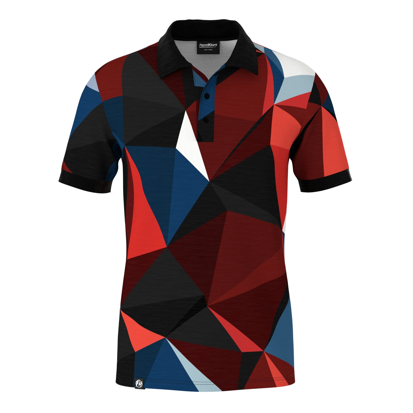 Cubes Sunset Polo Shirt