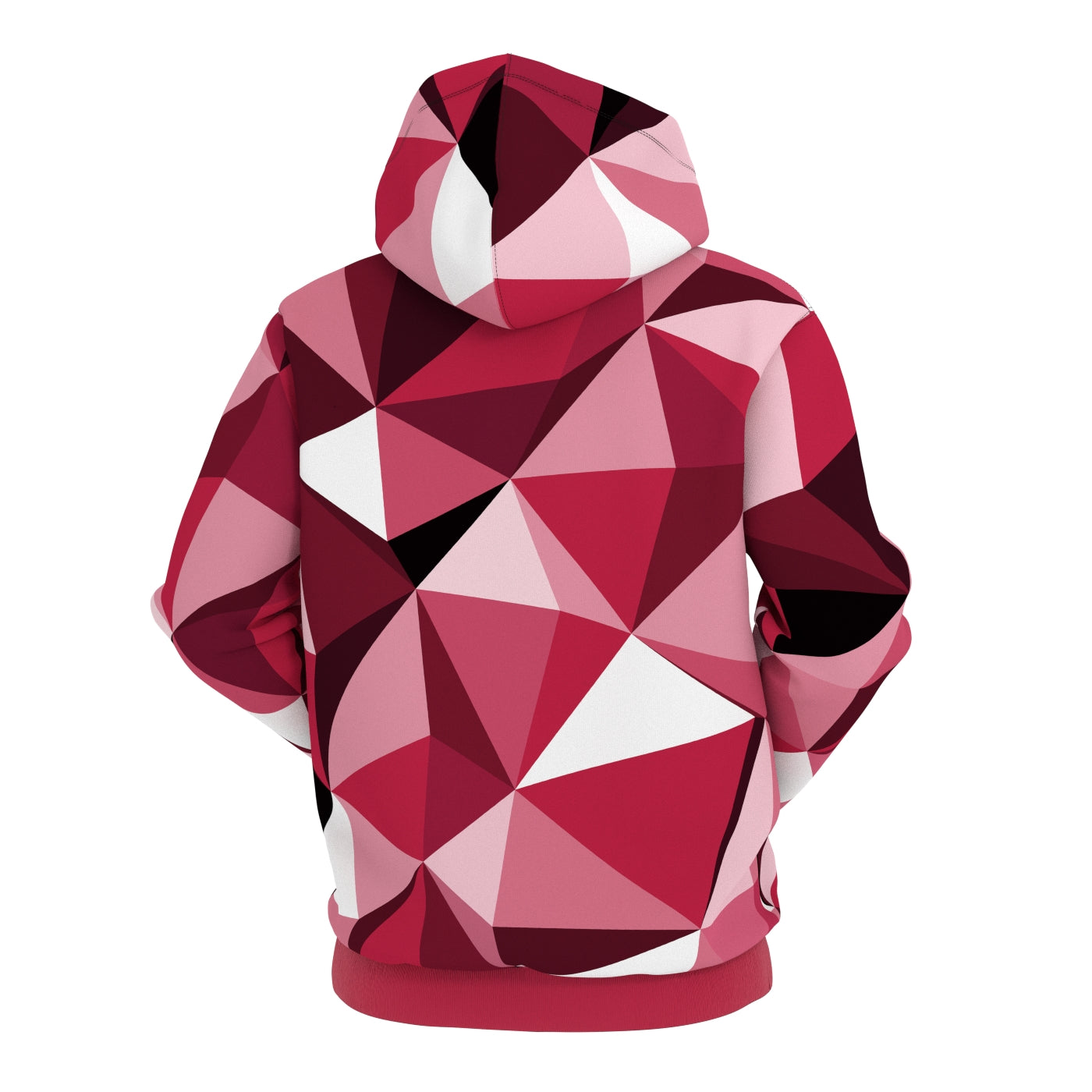 Cubes Magenta Hoodie