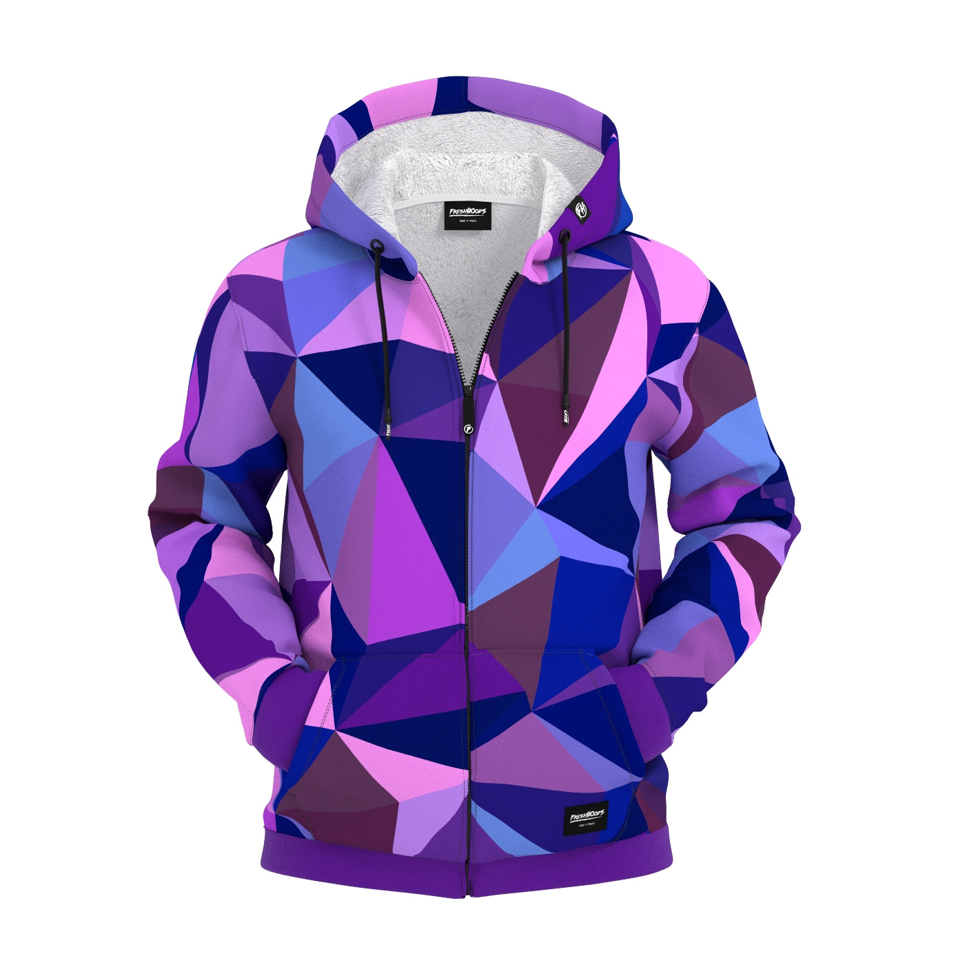 Star Cubes Zip Up Hoodie