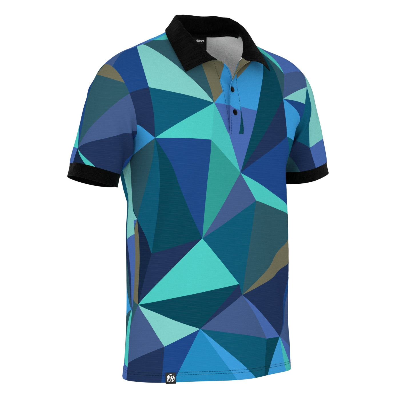 Moonlit Cubes Polo Shirt