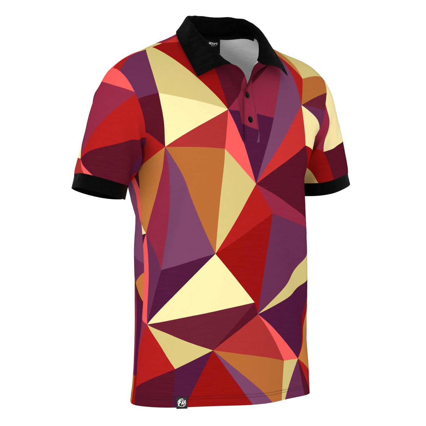 Sunrise Cubes Polo Shirt