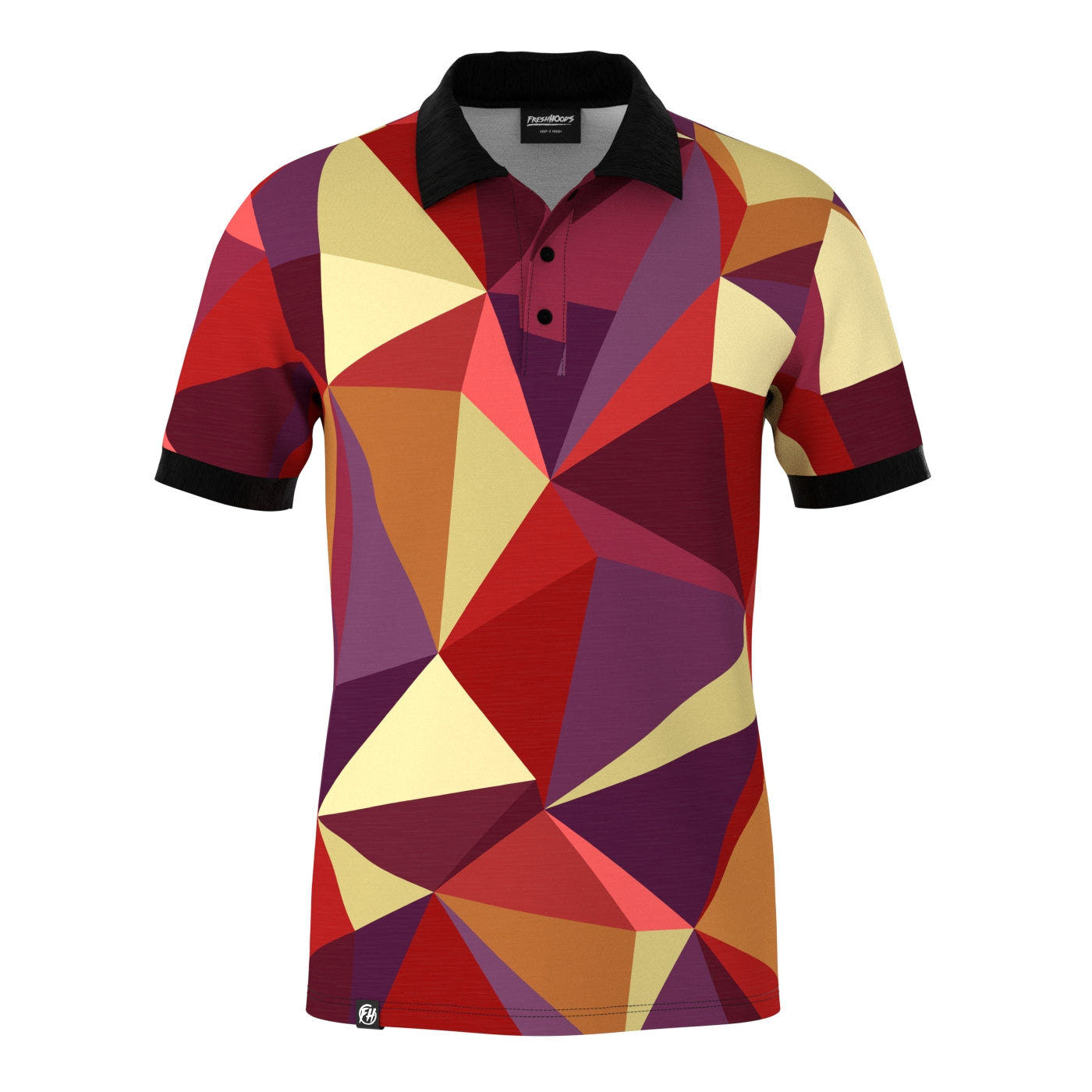 Sunrise Cubes Polo Shirt