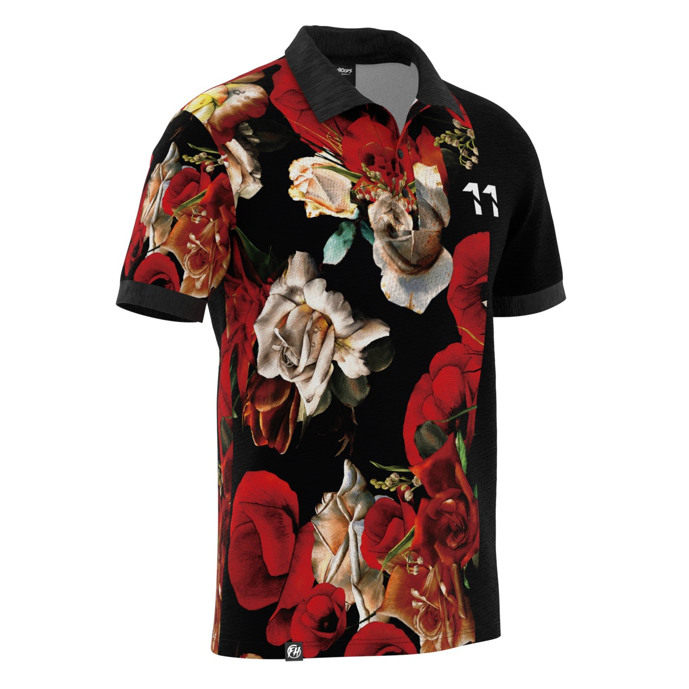 Antique Flowers Polo Shirt