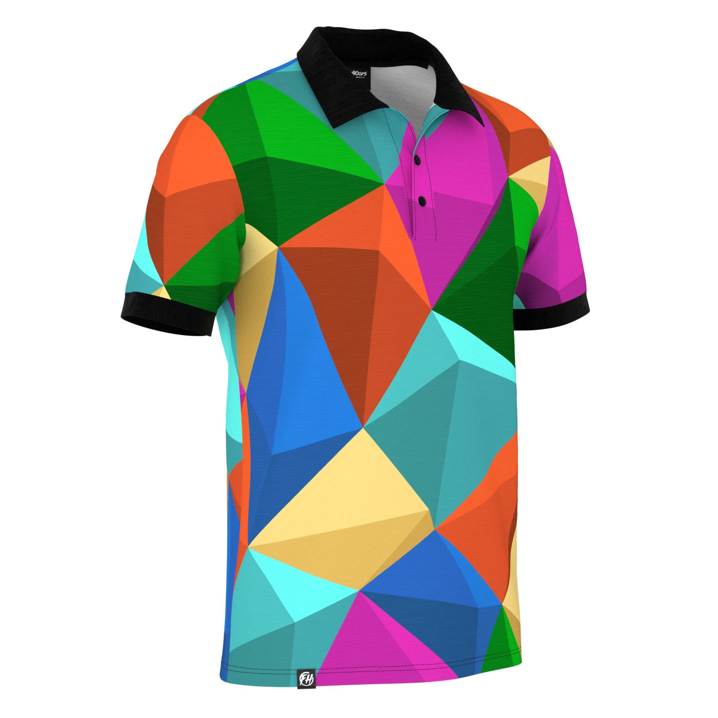 Cubes Cheerful Polo Shirt