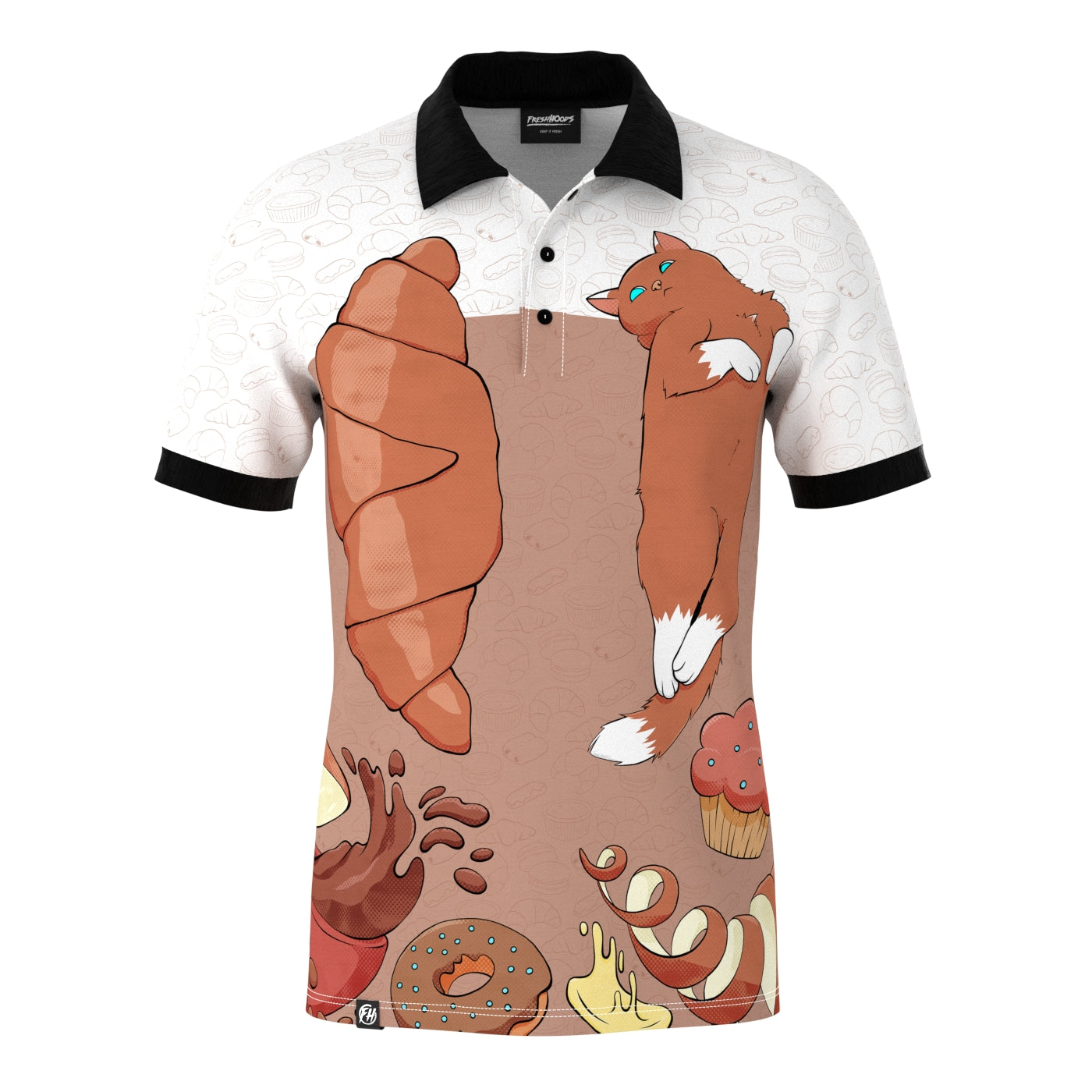 Croissant Twin Polo Shirt