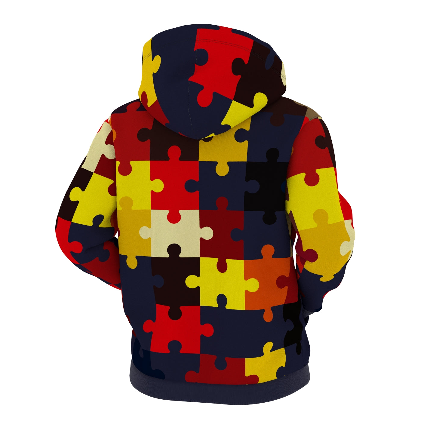 Puzzled Zip Up Hoodie