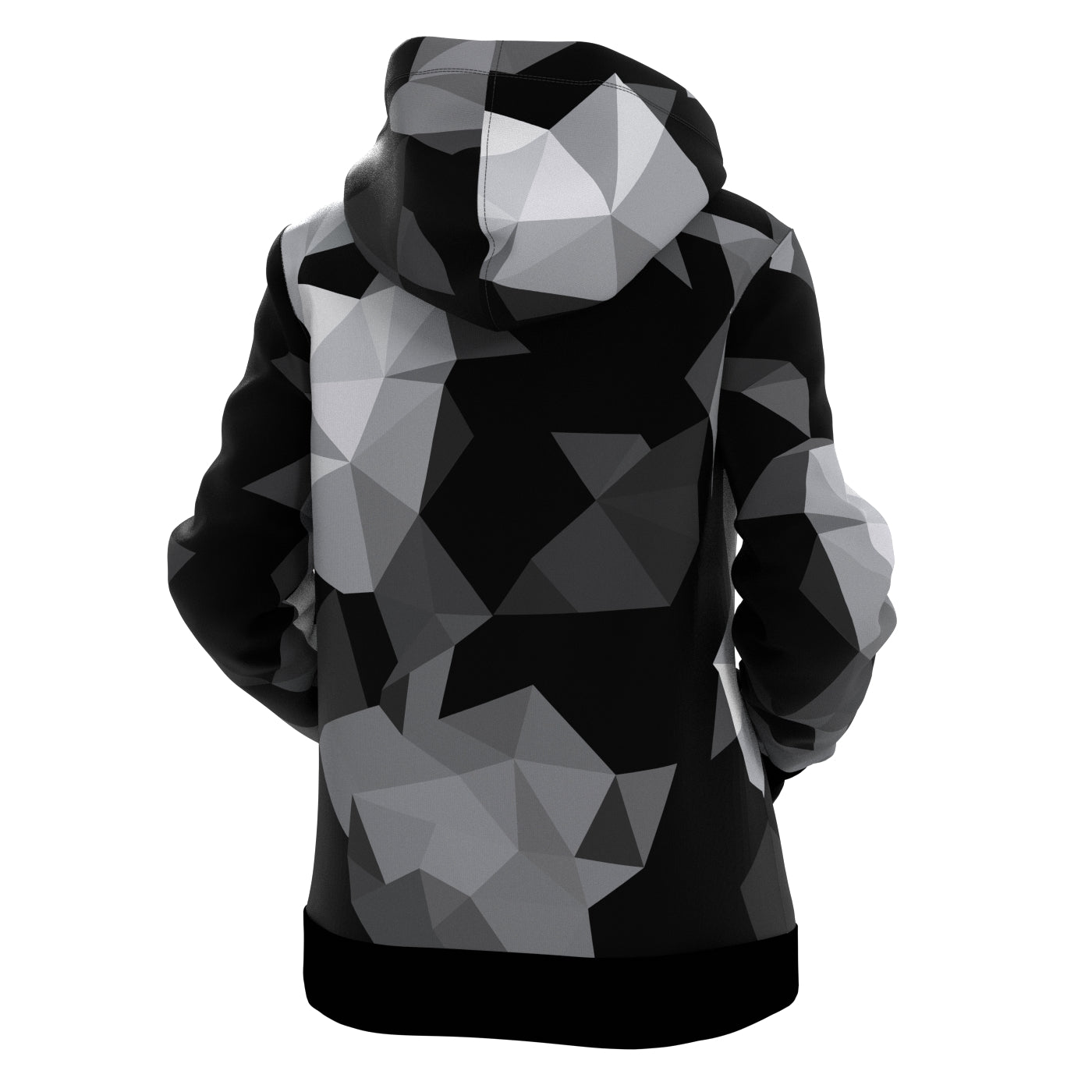 Cubes Black Women Hoodie