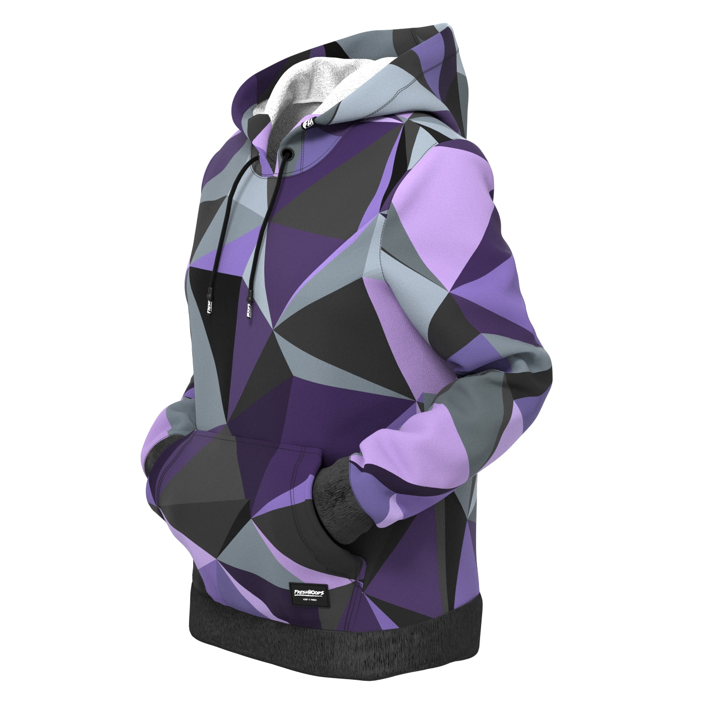 Cubes Space Women Hoodie