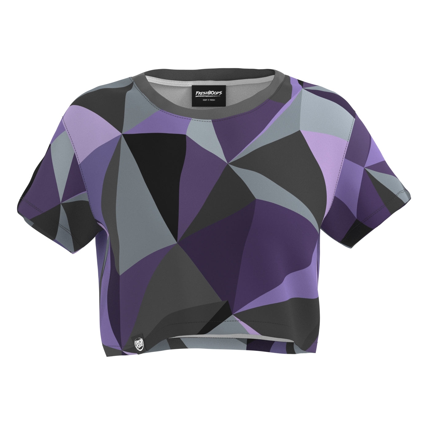 Cubes Space Crop Top