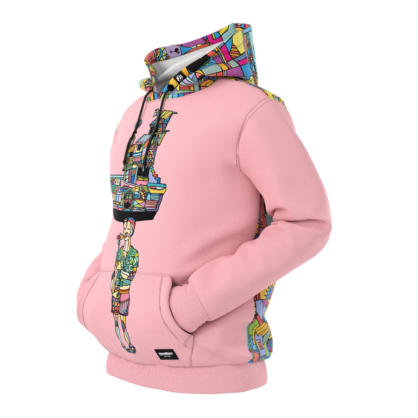 Olindo Pink Hoodie