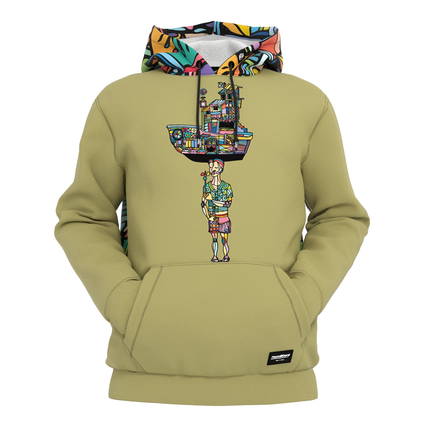 Olindo Khaki Hoodie