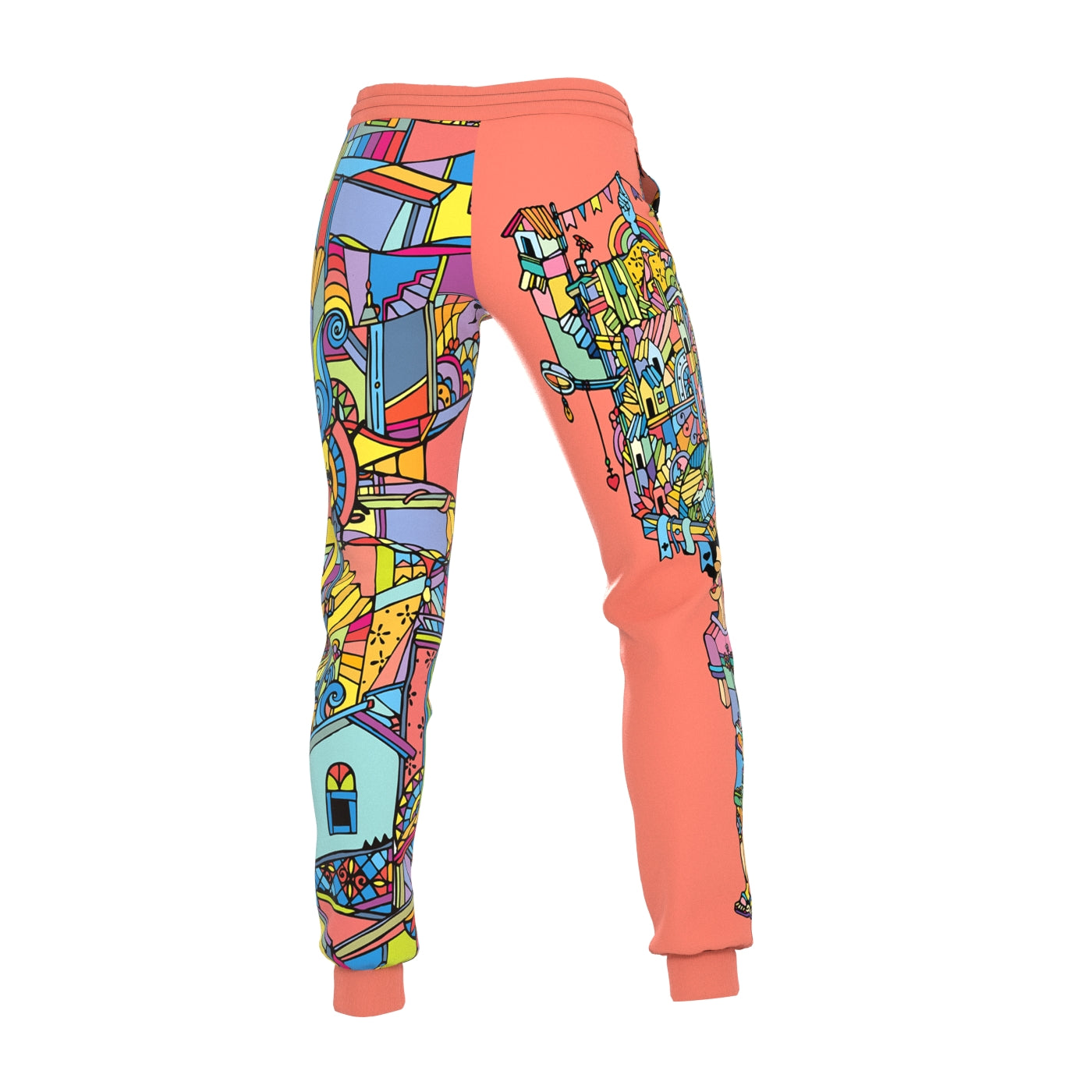 Porta Peach Women Sweatpants