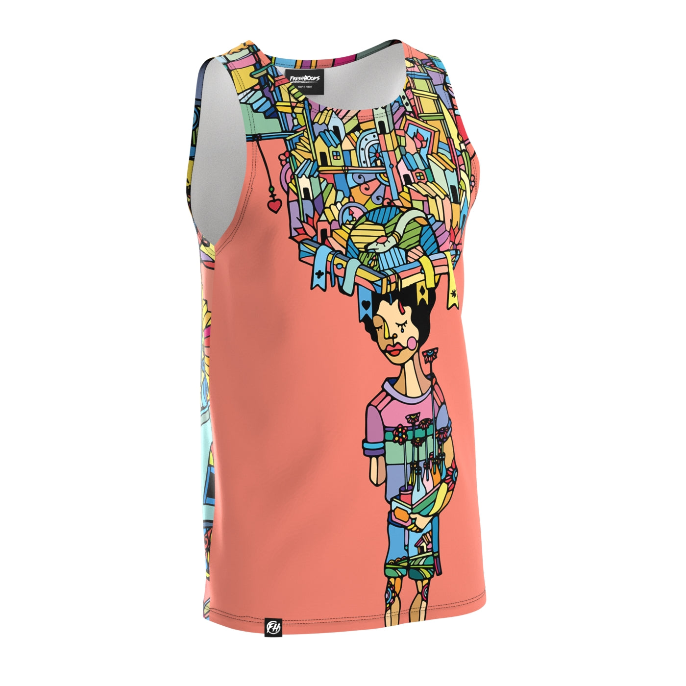 Porta Peach Tank Top