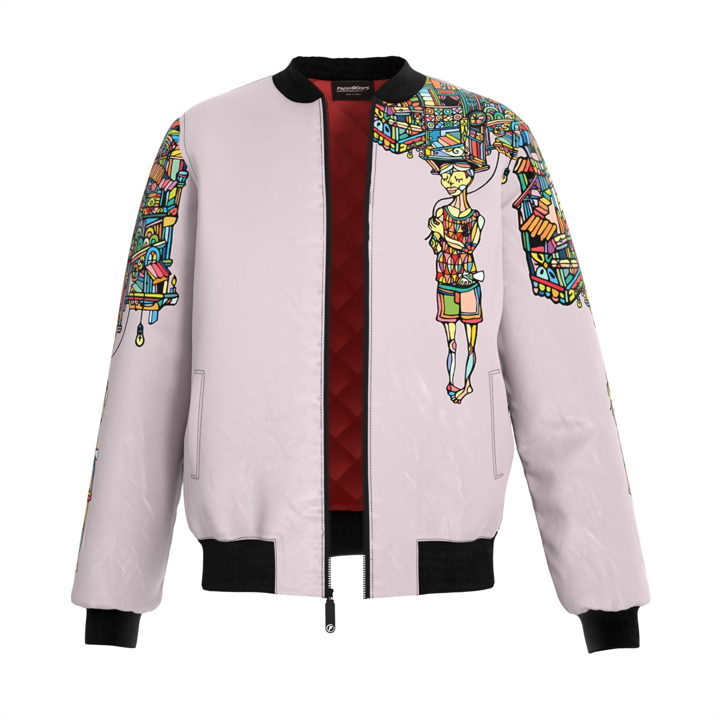 Rainboy Pastel Bomber Jacket